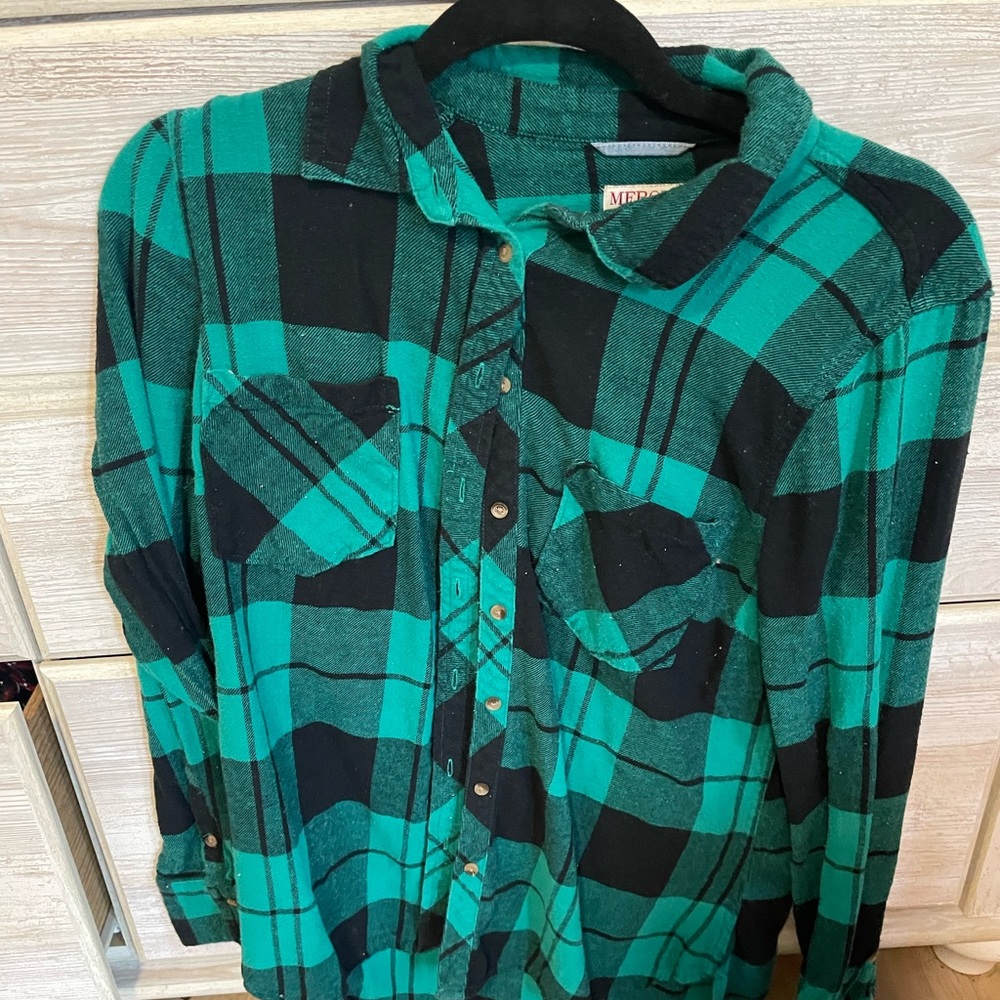 Green flannel